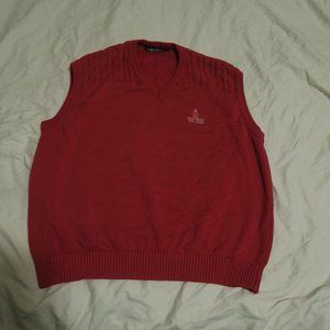 Oscar Jacobson Old Head Golf Links Cotton Acrylic V Neck Sweater Vest